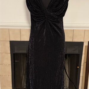 Sanctuary Designs Black and Silver Evening Dress